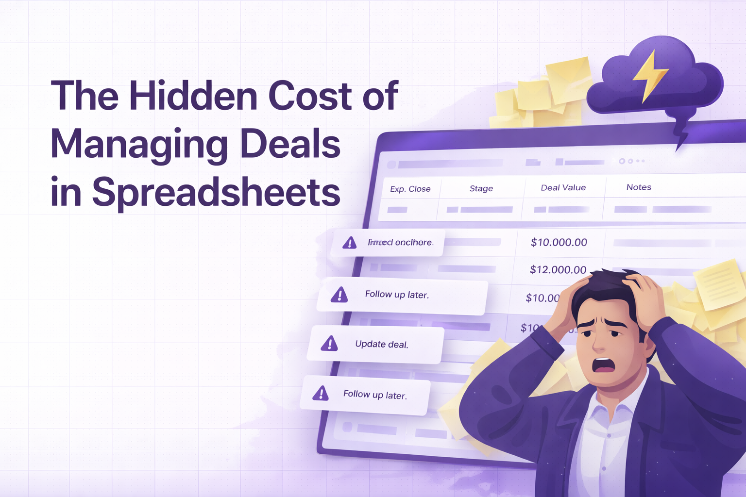 The Hidden Cost of Managing Deals in Spreadsheets