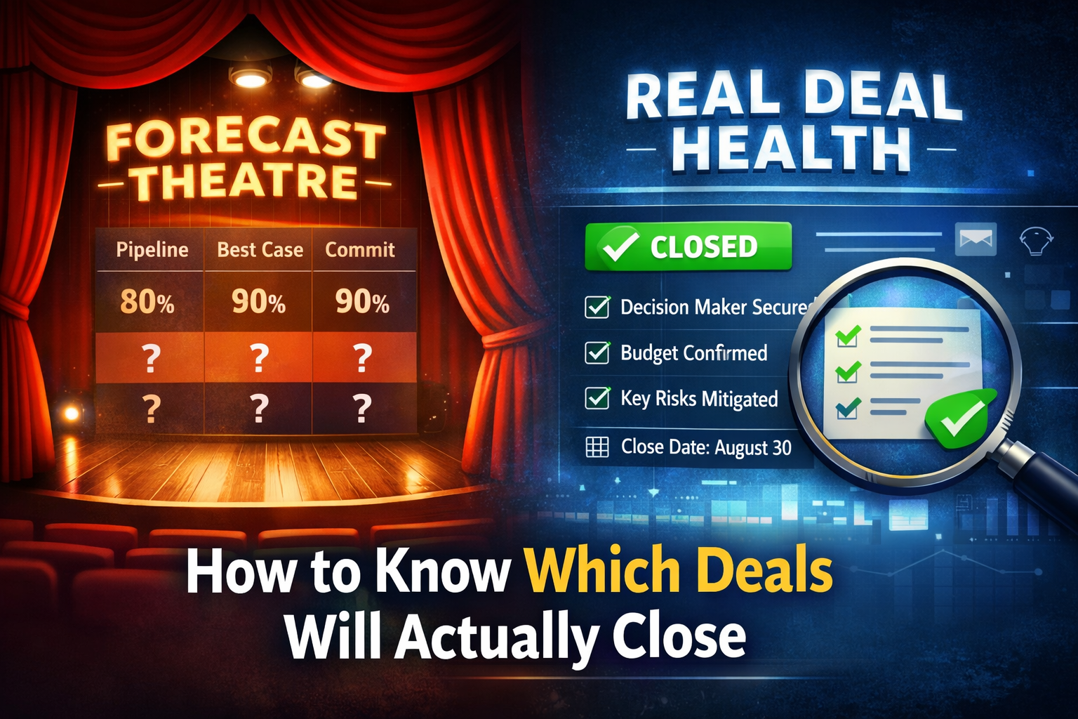 From Forecast Theatre to Real Deal Health: How to Know Which Deals Will Actually Close