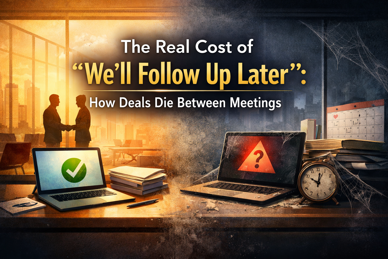 The Real Cost of “We’ll Follow Up Later”: How Deals Die Between Meetings