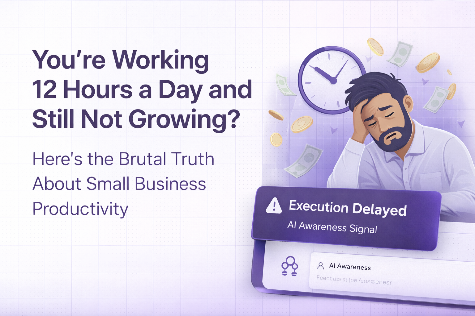 You’re Working 12 Hours a Day and Still Not Growing: The Brutal Truth About Small Business Productivity