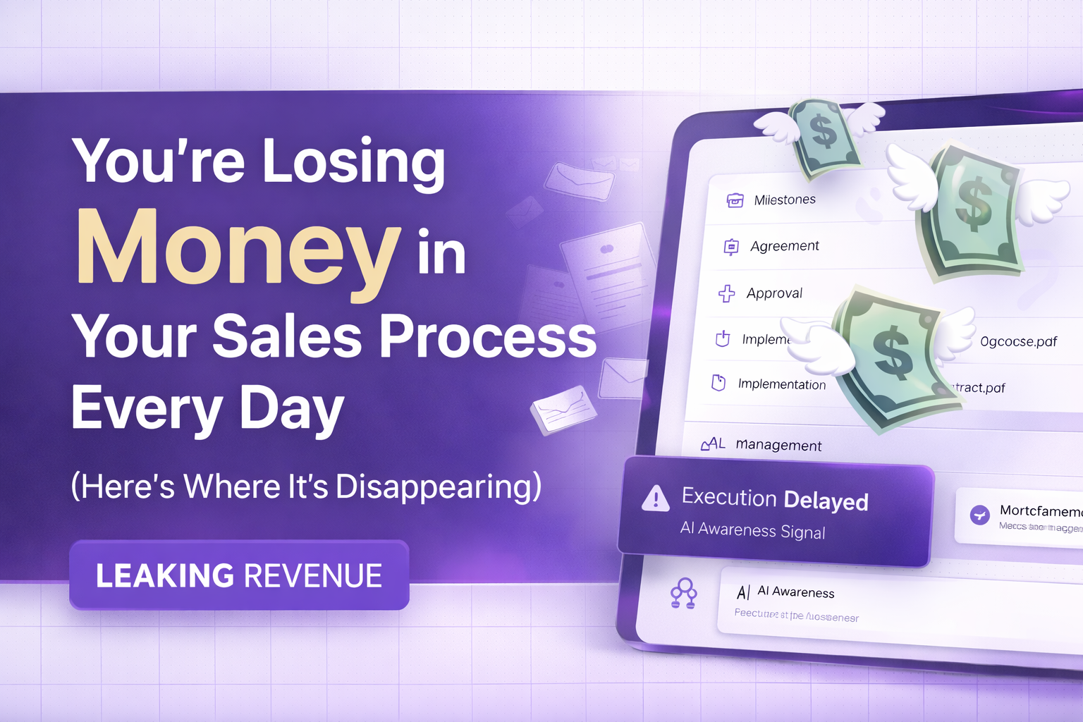 You’re Losing Money in Your Sales Process Every Day (Here’s Where It’s Disappearing)